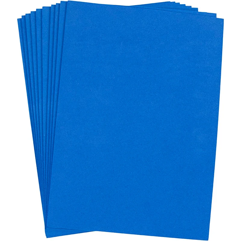 Dekorgummi, A4, ark 210x297 mm, tjocklek 2 mm, mörkblå, 10 ark/ 1 förp. [HOB-79038]