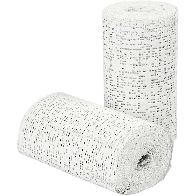 Gipsgasväv, L: 2,7 M, B: 10 cm, vit, 2 rl./ 1 förp. [HOB-78914]