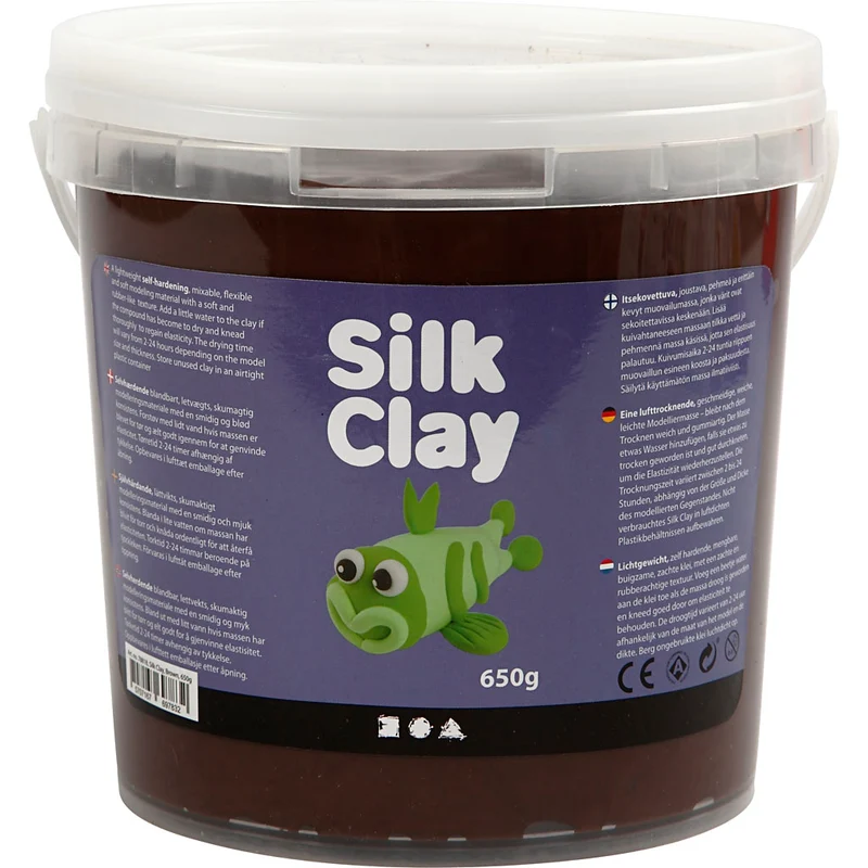 Silk Clay®, brun, 650 g/ 1 hink [HOB-78818]