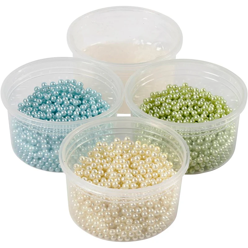 Pearl Clay®, mixade färger, 3x25+38 g, 1 set [HOB-78726]