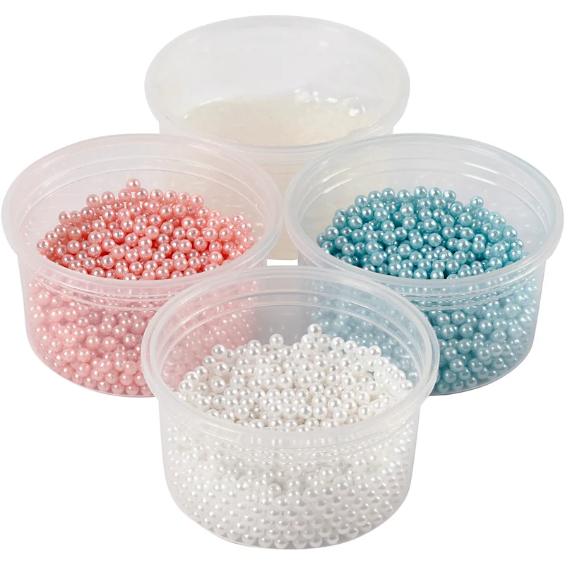 Pearl Clay®, mixade färger, 3x25+38 g, 1 set [HOB-78725]