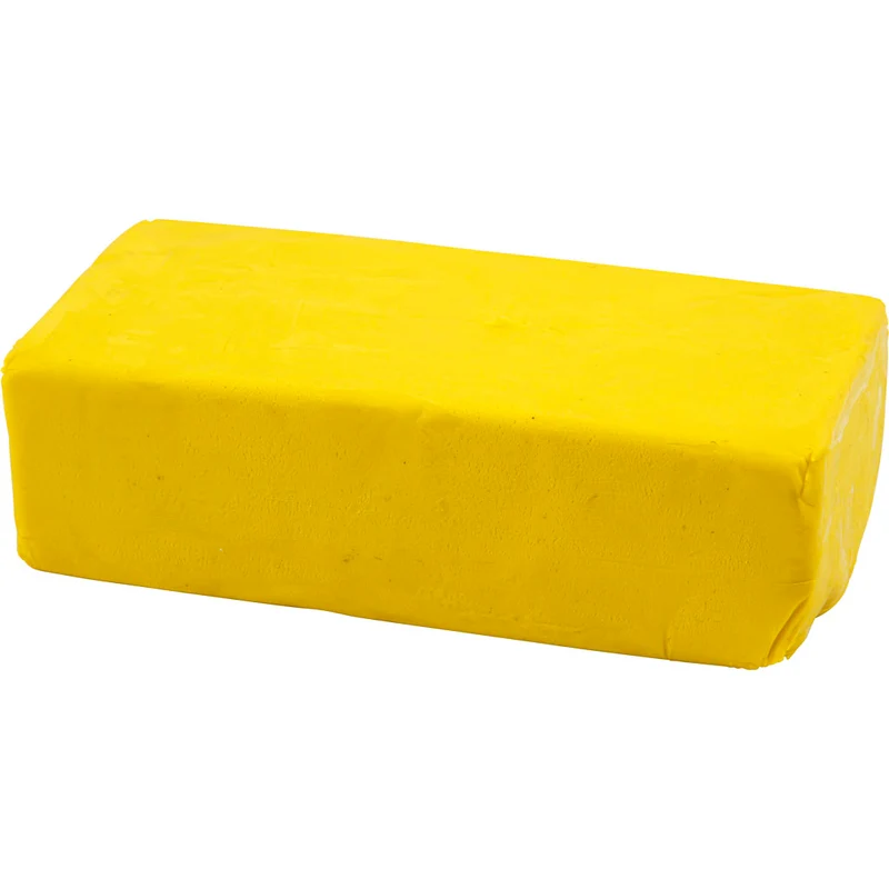 Modellera, stl. 13x6x4 cm, gul, 500 g/ 1 förp. [HOB-78683]