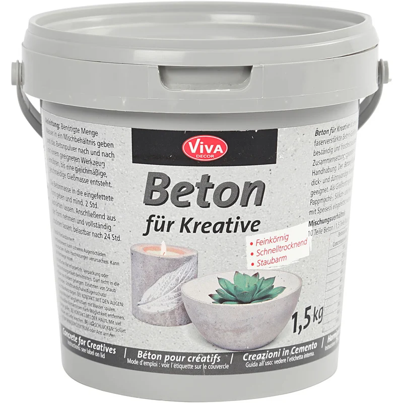 Hobbybetong, grå, 1500 g/ 1 förp. [HOB-78665]