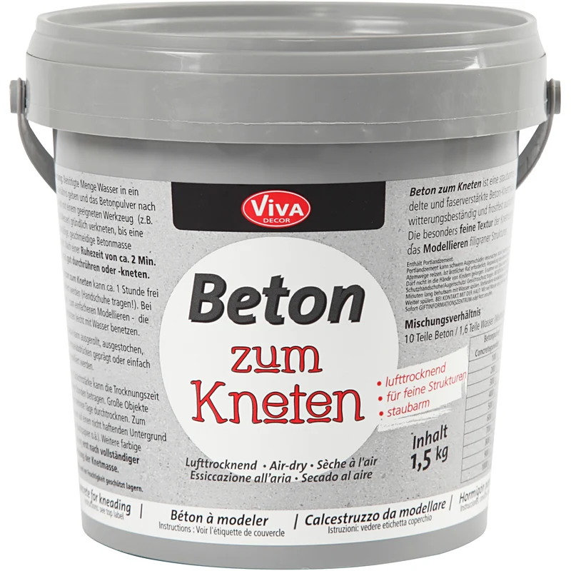 Betong till modellering/Knådbetong, grå, 1500 g/ 1 förp. [HOB-786570]