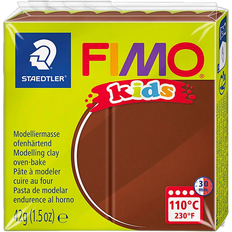 FIMO® Kids Clay, brun, 42 g/ 1 förp. [HOB-78532]