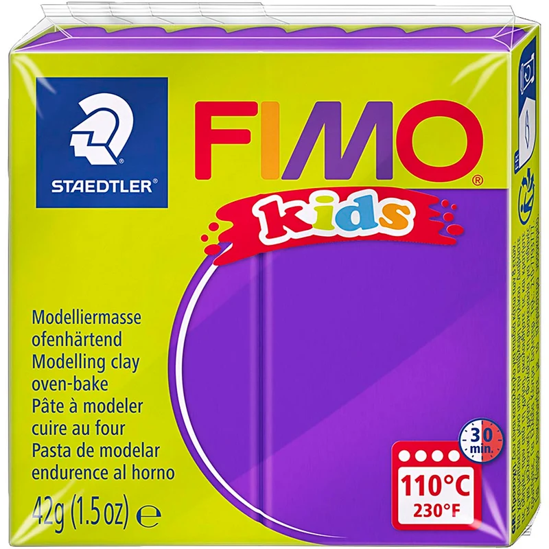 FIMO® Kids Clay, lila, 42 g/ 1 förp. [HOB-78531]