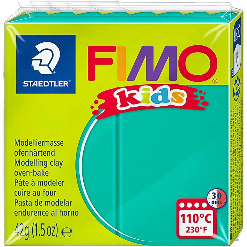 FIMO® Kids Clay, grön, 42 g/ 1 förp. [HOB-78529]