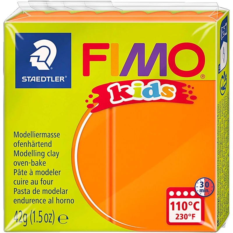 FIMO® Kids Clay, orange, 42 g/ 1 förp. [HOB-78527]