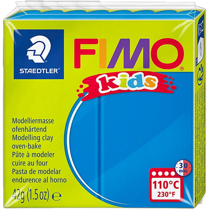 FIMO® Kids Clay, blå, 42 g/ 1 förp. [HOB-78525]