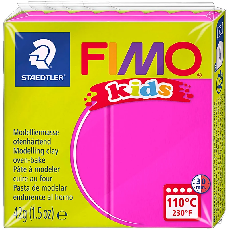 FIMO® Kids Clay, rosa, 42 g/ 1 förp. [HOB-78524]