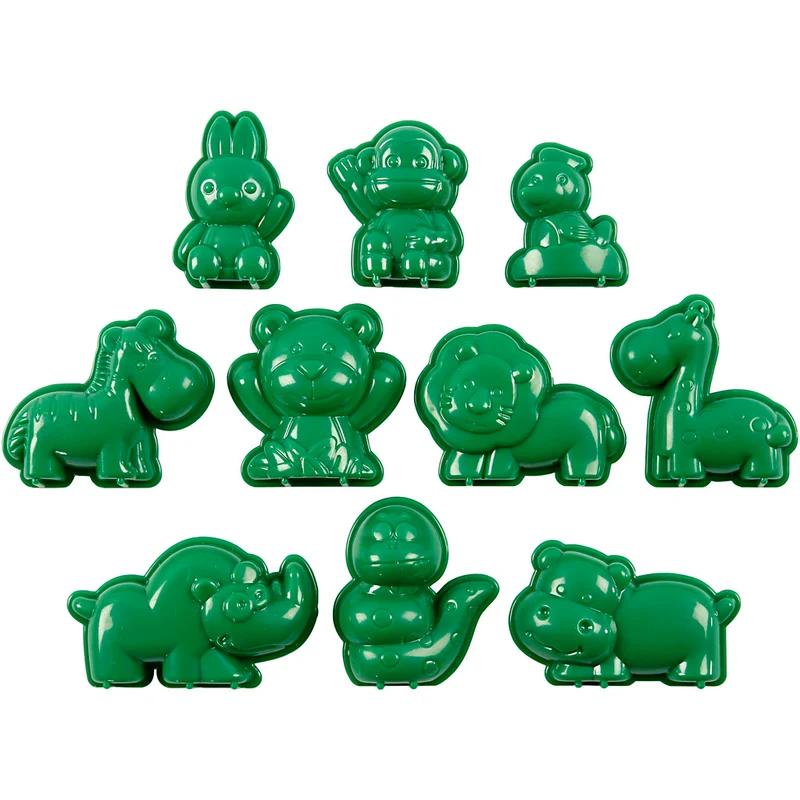 Sandformar, djur, stl. 4-7 cm, 10 st./ 1 förp. [HOB-78271]