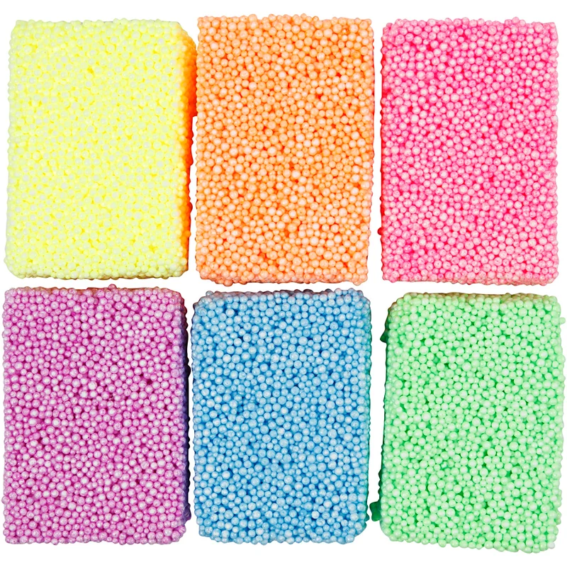 Soft Foam, neonfärger, 6x10 g/ 1 förp. [HOB-78060]