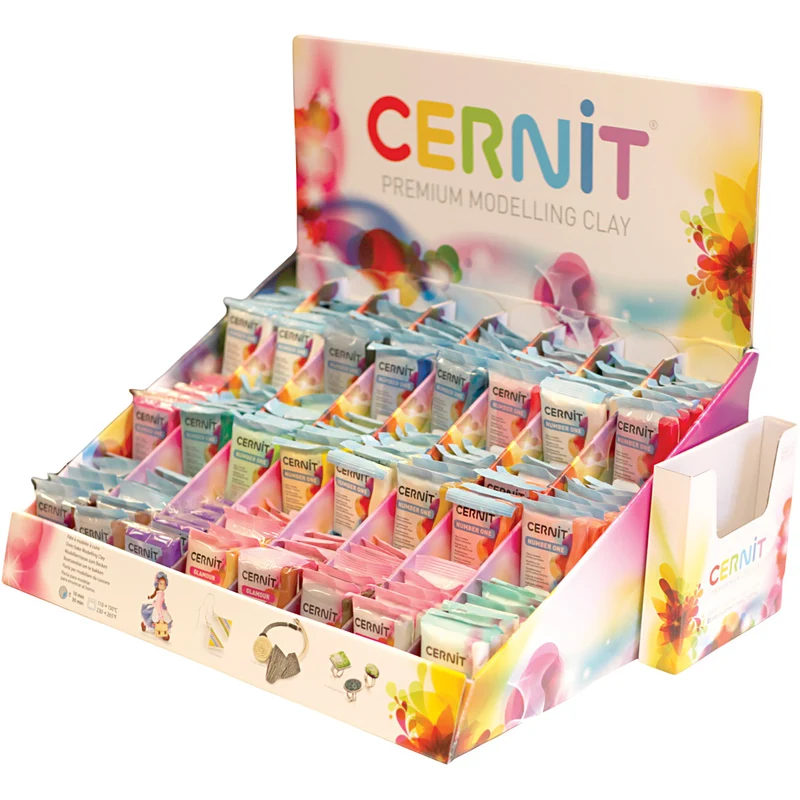 Cernit, mixade färger, 24x6 förp./ 1 förp. [HOB-78004]