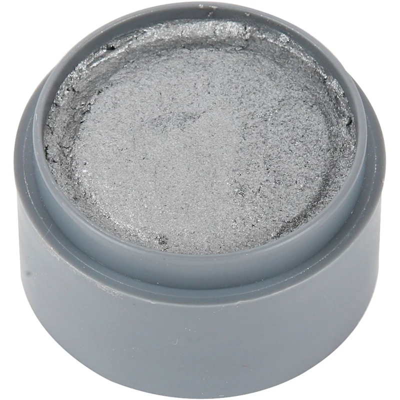Grimas Ansiktsfärg, silver, 15 ml/ 1 burk [HOB-77030]