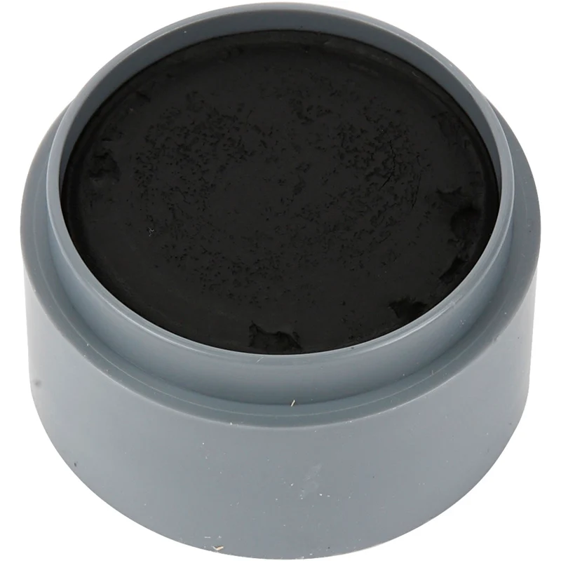 Grimas Ansiktsfärg, svart, 15 ml/ 1 burk [HOB-77020]