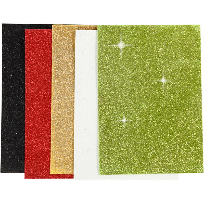 Dekorgummi, A5, ark 148x210 mm, tjocklek 2 mm, 5 ark/ 1 förp. [HOB-769011]