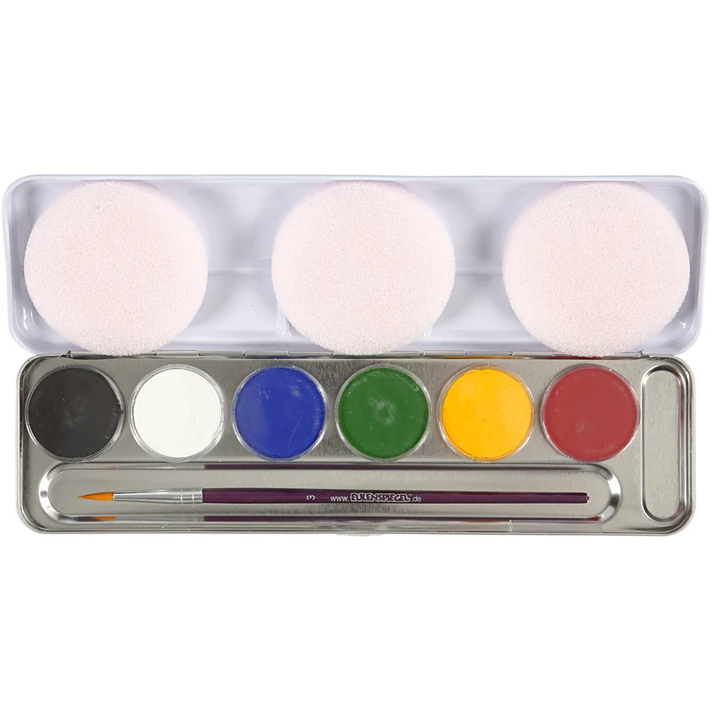 Eulenspiegel Ansiktsfärg, mixade färger, 6 färg/ 1 set [HOB-76135]