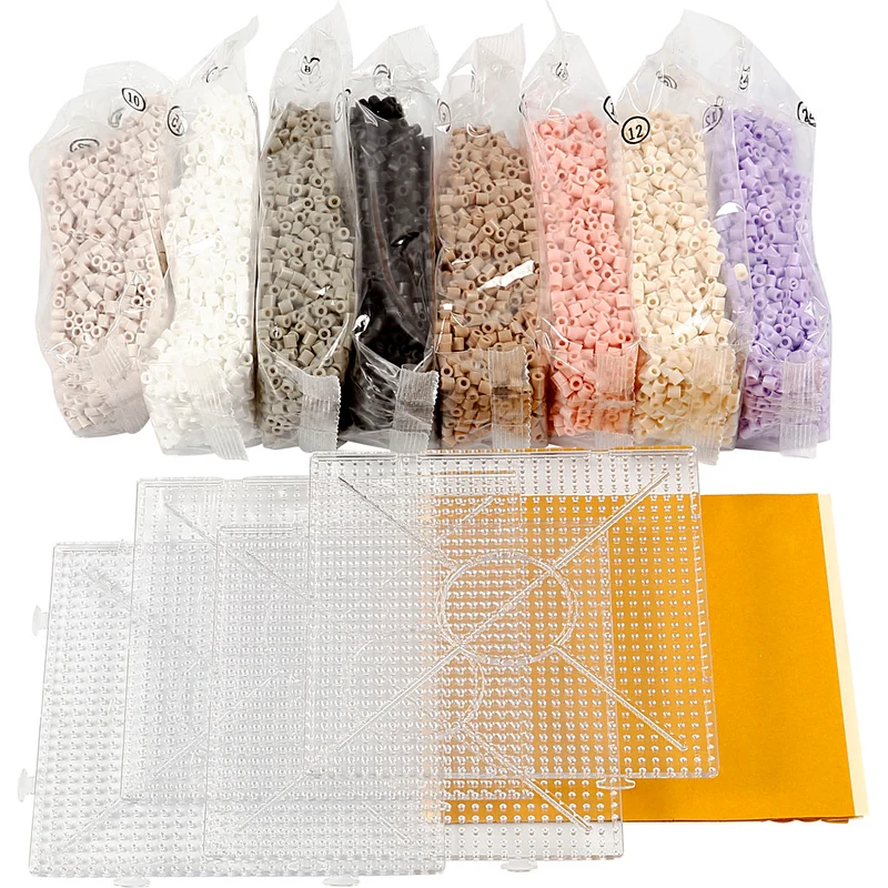 Photo Pearls Startset, medium, mixade färger, 14000 st., 1 set [HOB-75597]