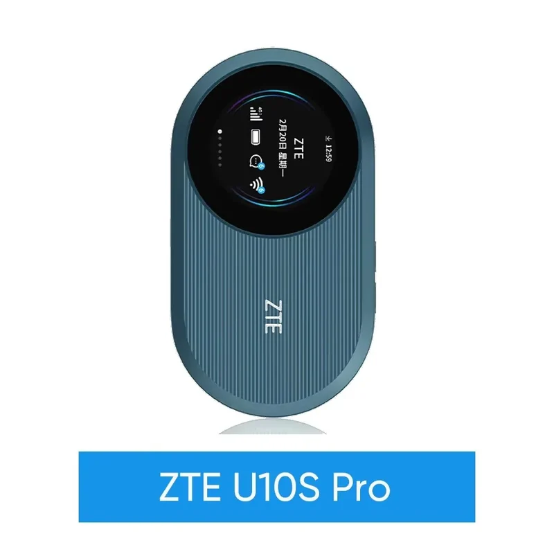 ZTE U10S Pro 4G LTE WiFi 6 Pocket Router | 229Mbps | 3000mAh | 32 Users | SIM Card MiFi Hotspot
