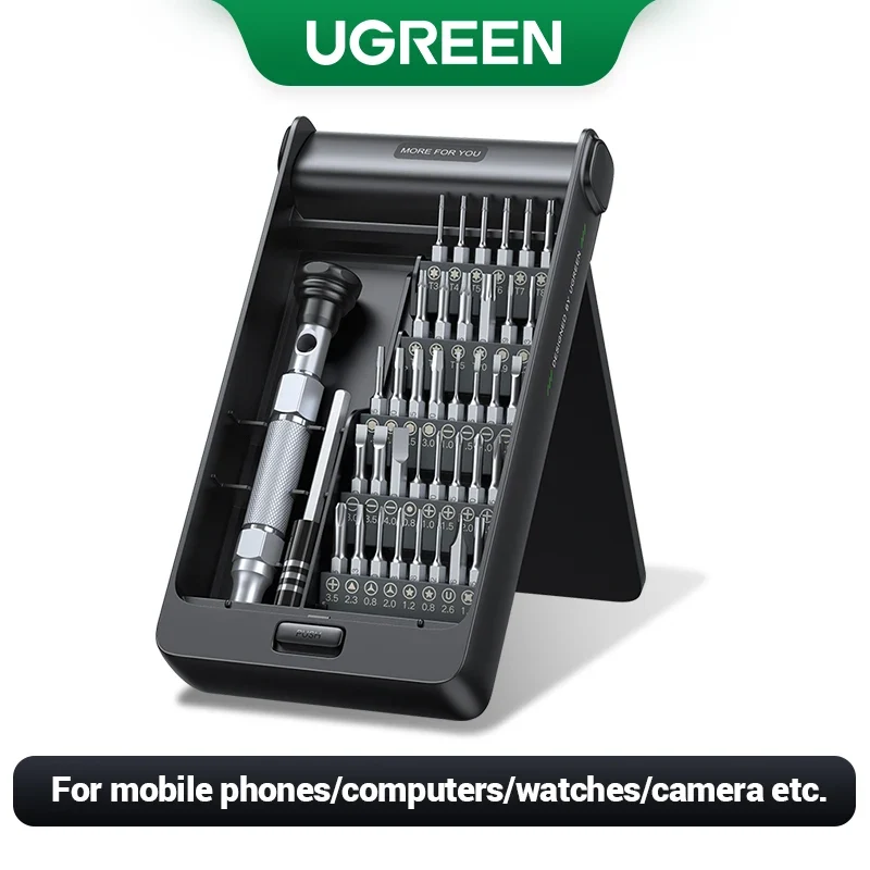 UGREEN 38-in-1 Precision Screwdriver Set | Phone, Laptop, Watch, Glasses Repair Tool Kit