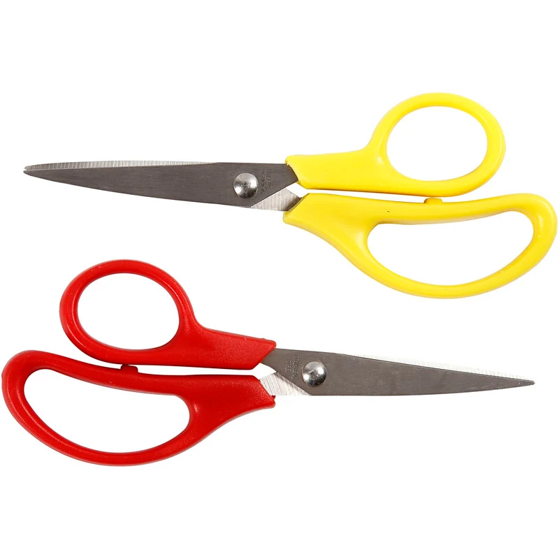 Barnsaxar, L: 12,5 cm, spetsig, höger & vänster, 12 st./ 1 förp. [HOB-11222]