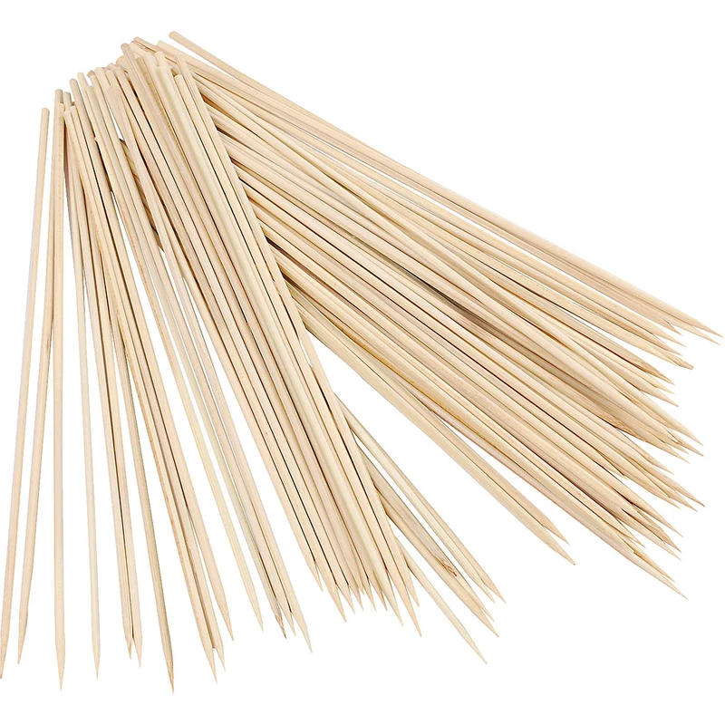Bambupinnar, L: 25 cm, tjocklek 3 mm, 200 st./ 1 förp. [HOB-10902]