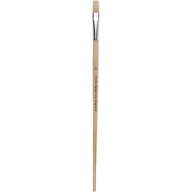 Natur Line Penslar, nr. 14, L: 32 cm, B: 12 mm, Långa skaft, 12 st./ 1 förp. [HOB-10514]