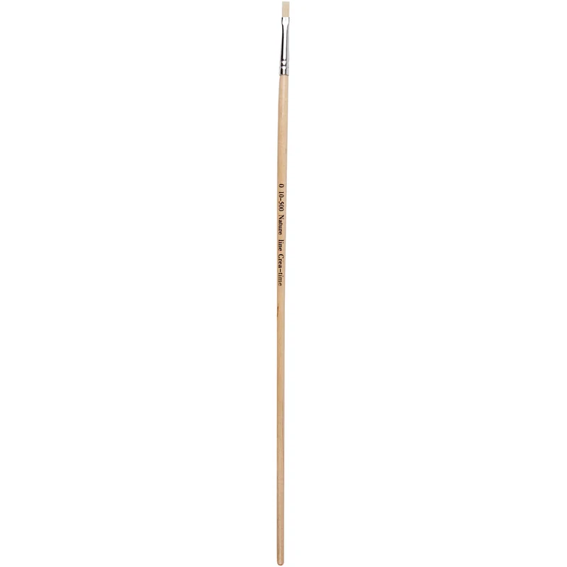 Natur Line Penslar, nr. 0, B: 4 mm, Långa skaft, 12 st./ 1 förp. [HOB-10500]