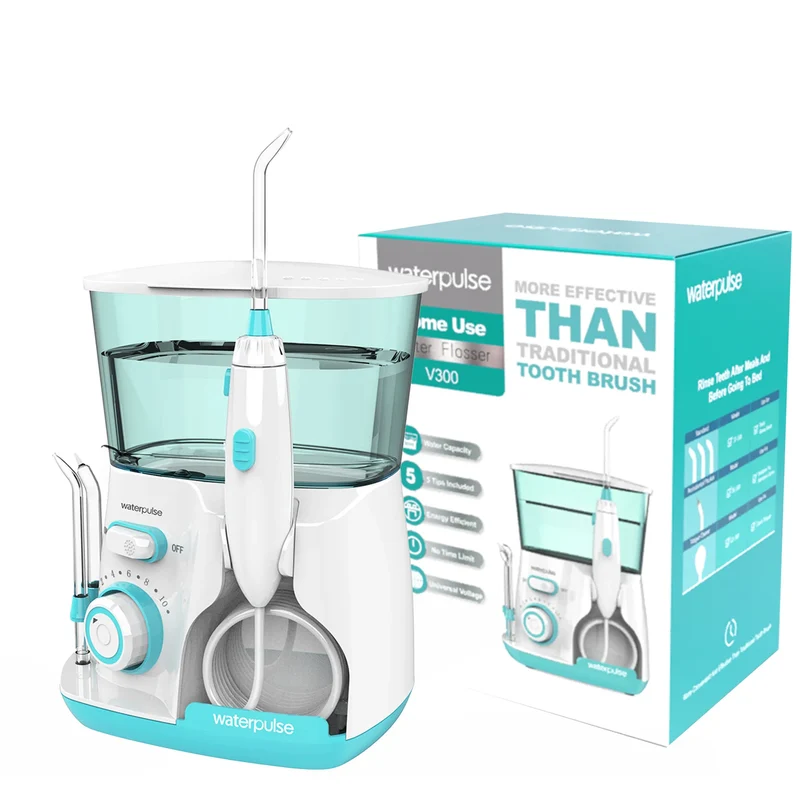 Electric Sonic Toothbrush USB Rechargeable | Waterproof | Travel Set with Replacement Heads