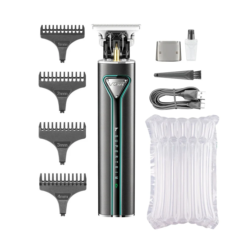 VGR T9 Hair Clipper V-009 – Professional Rechargeable Cordless Beard Trimmer & Haircut Machine for Men