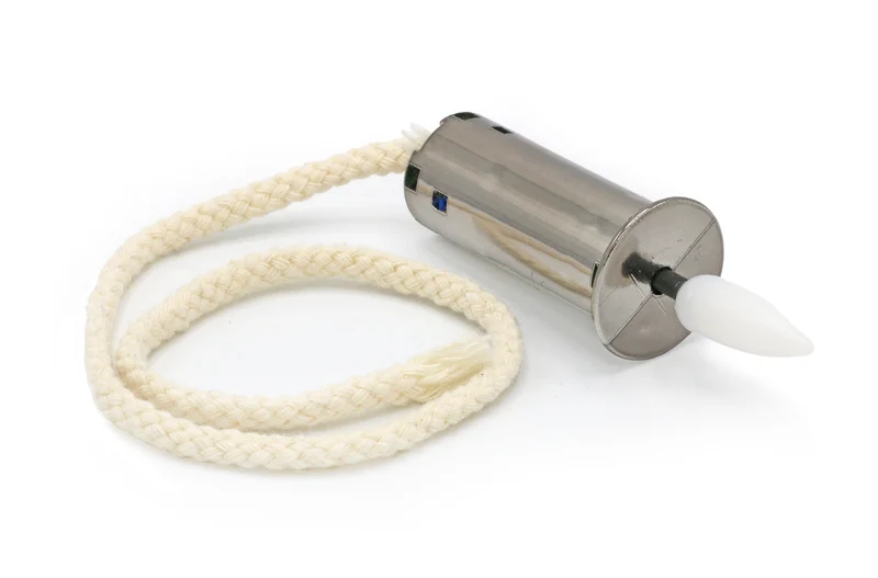 Veke med LED-låga inkl. 3x LR44 batteri silver (1 st) [IFS-30148]