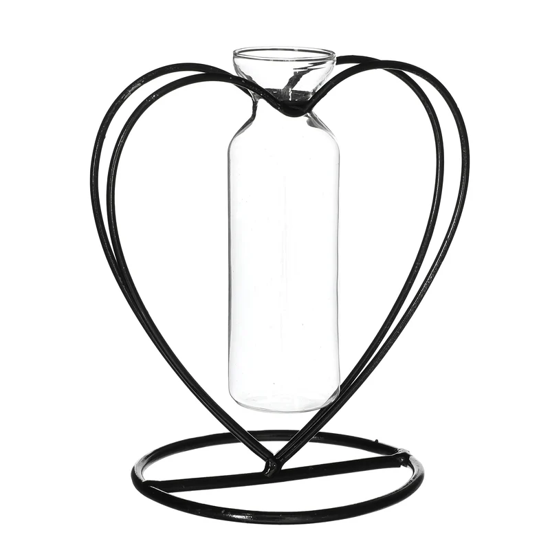 Metallsjärta med rör Ø10 h.10,5 cm (6 st) [IFS-29293]