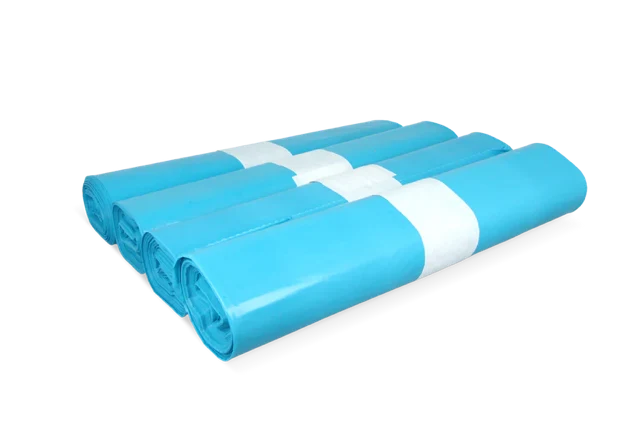 soppåse 120 liter 70x110cm 10 rullar med 20 väskor blå T70 (200 väskor) [TK-9988012]