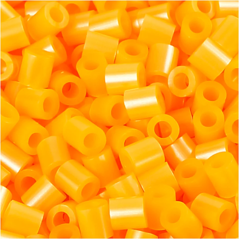 Photo Pearls, stl. 5x5 mm, Hålstl. 2,5 mm, medium, aprikos (29), 6000 st./ 1 förp. [HOB-75529]