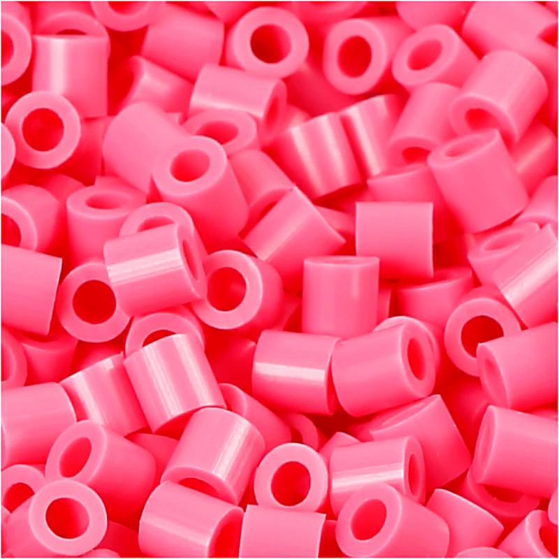 Photo Pearls, stl. 5x5 mm, Hålstl. 2,5 mm, medium, gml. rosa (25), 1100 st./ 1 förp. [HOB-755250]