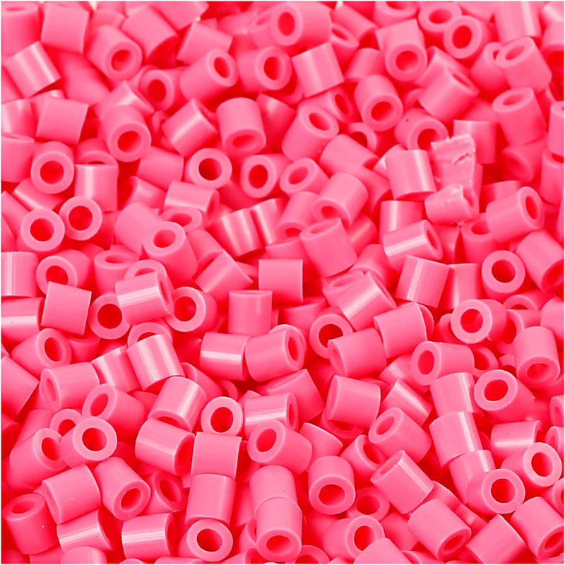 Photo Pearls, stl. 5x5 mm, Hålstl. 2,5 mm, medium, gml. rosa (25), 6000 st./ 1 förp. [HOB-75525]
