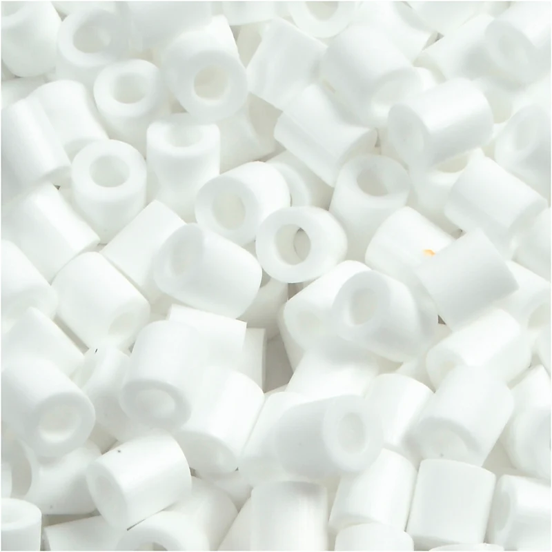 Photo Pearls, stl. 5x5 mm, Hålstl. 2,5 mm, medium, vit (15), 6000 st./ 1 förp. [HOB-75515]