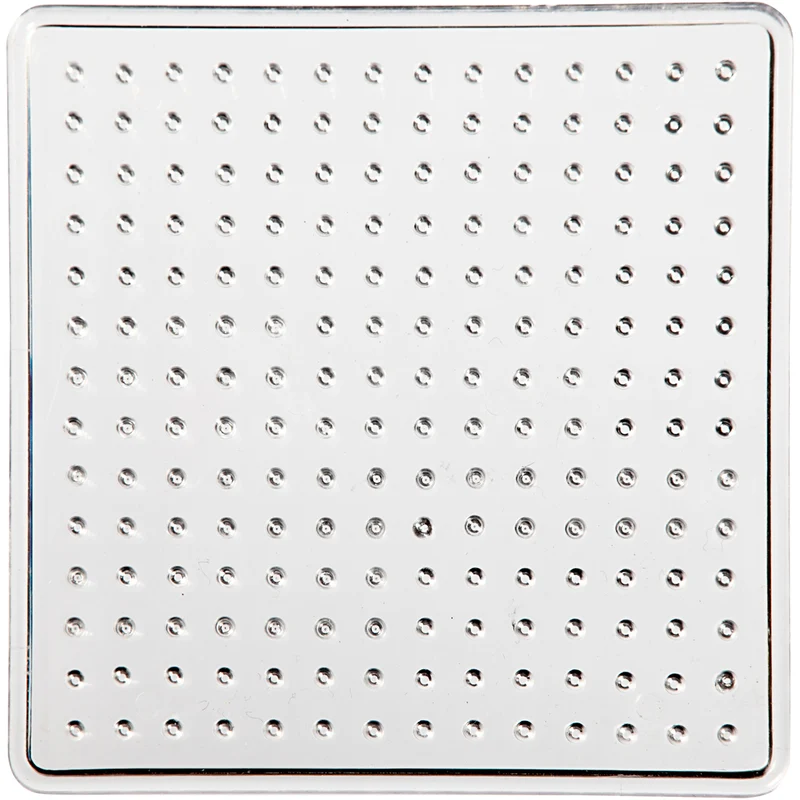 Pärlplattor, små kvadrater, stl. 7x7 cm, medium, 10 st./ 1 förp. [HOB-753041]