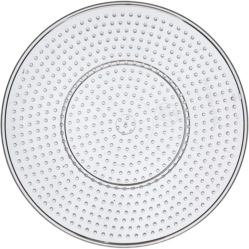 Pärlplattor, Dia. 15 cm, medium, klar, 10 st./ 1 förp. [HOB-753021]