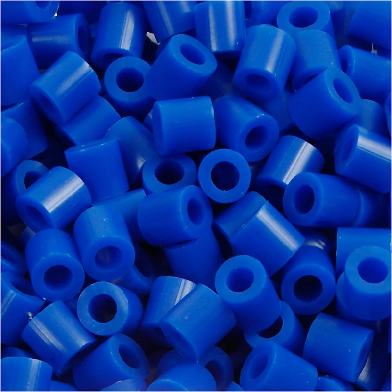 Rörpärlor, stl. 5x5 mm, Hålstl. 2,5 mm, medium, mörkblå (32232), 1100 st./ 1 förp. [HOB-751210]
