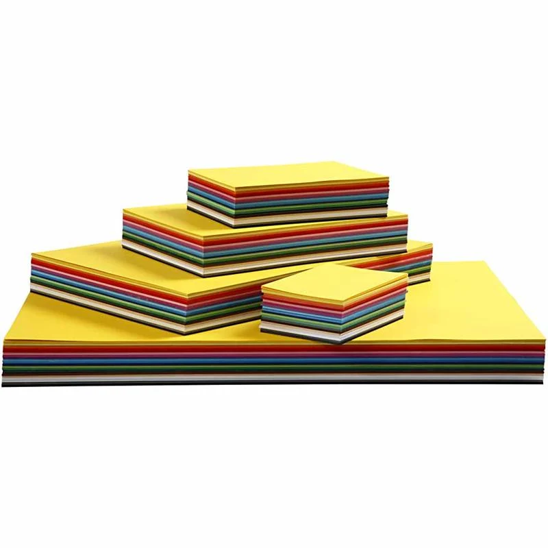 Creativ Kartong, A3,A4,A5,A6, 180 g, mixade färger, 1500 mix. ark/ 1 förp. [HOB-21421]