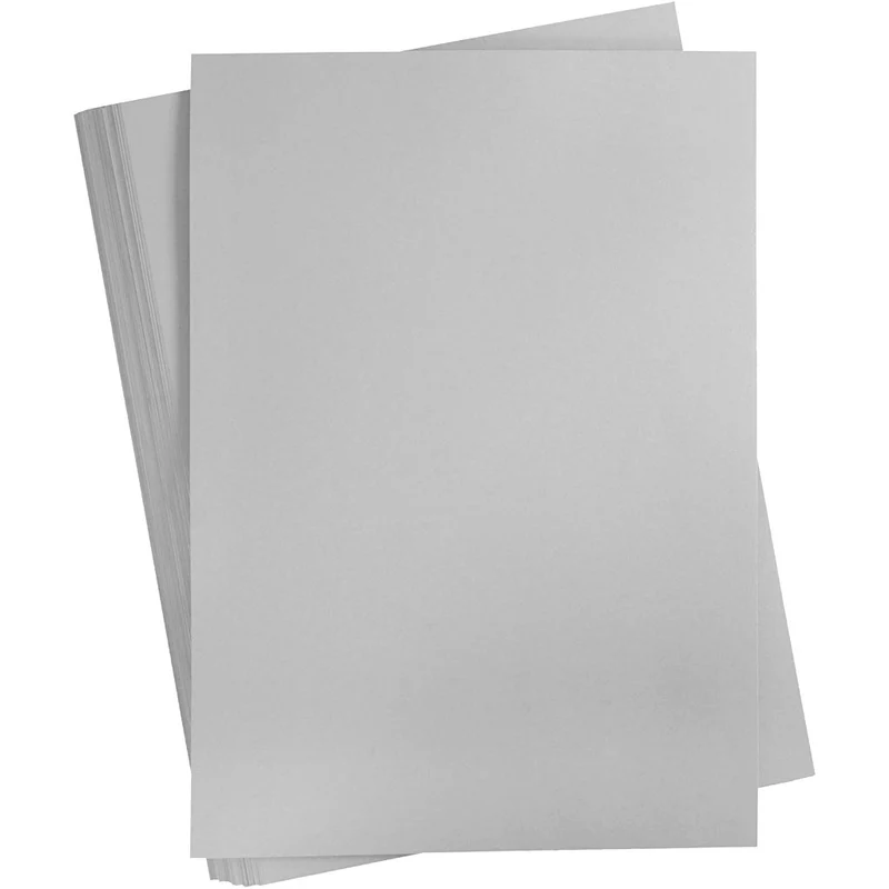 Färgad Kartong, A2, ark 420x594 mm, 180 g, grå, 100 ark/ 1 förp. [HOB-21326]