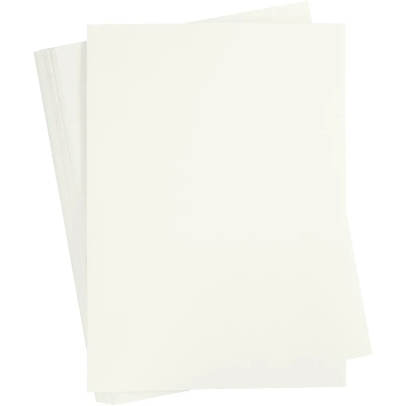 Färgad Kartong, A2, ark 420x594 mm, 180 g, råvit, 100 ark/ 1 förp. [HOB-213036]