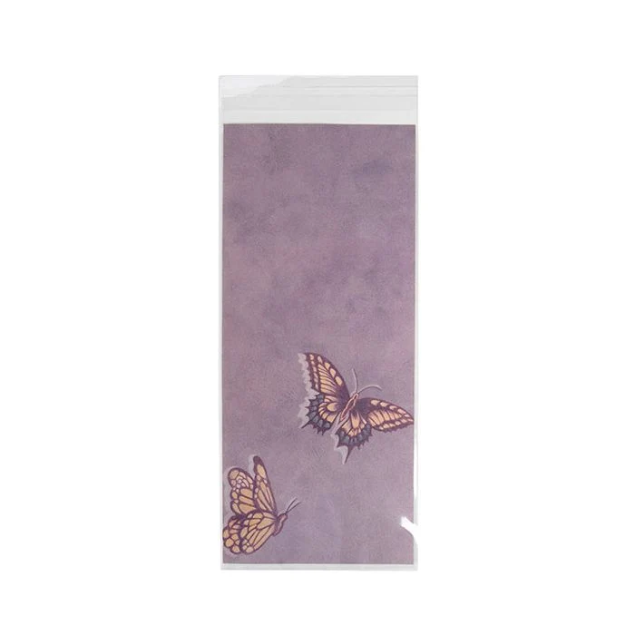 Plastpåsar 11x24,4 cm Transparent med Tejpremsa (100 St) [B49M]