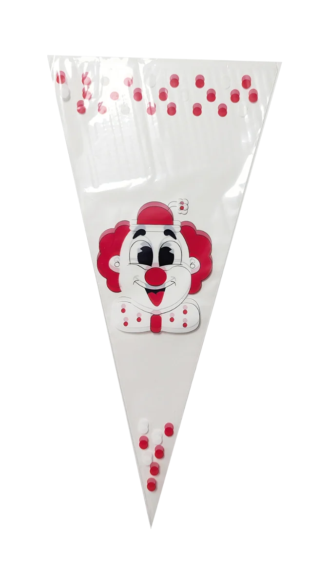 Kottassar 18x37cm 0,5 pund Clown (250 st) [DV-3280]