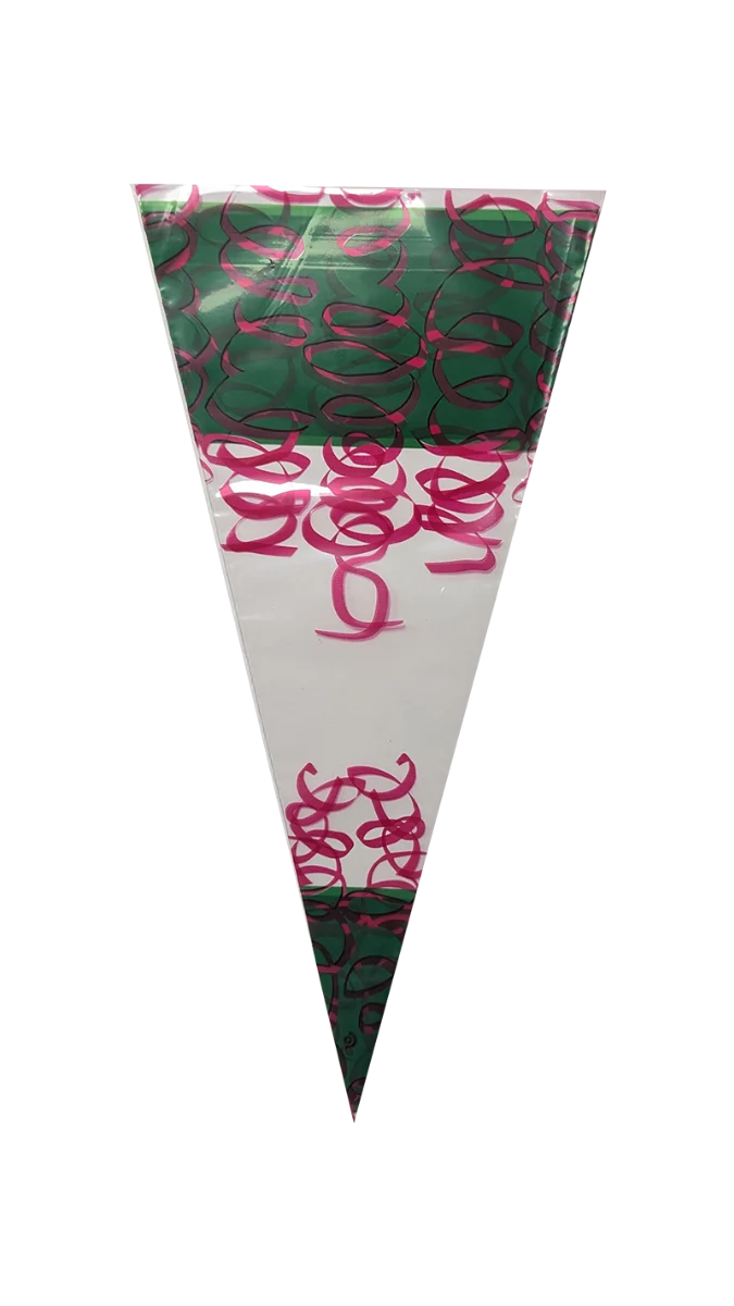 Kottassar 25x46cm 1 pund grön/röd (250 st) [DV-3267]