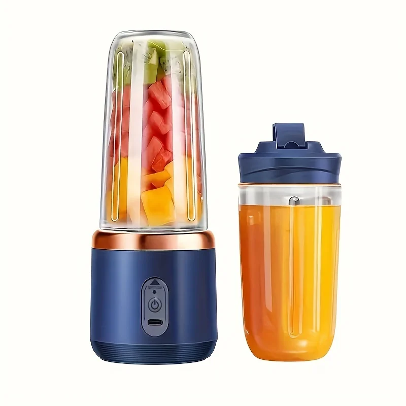 UPWORK 400ml Portable Rechargeable Juicer Cup – Personal Blender for Travel & Home