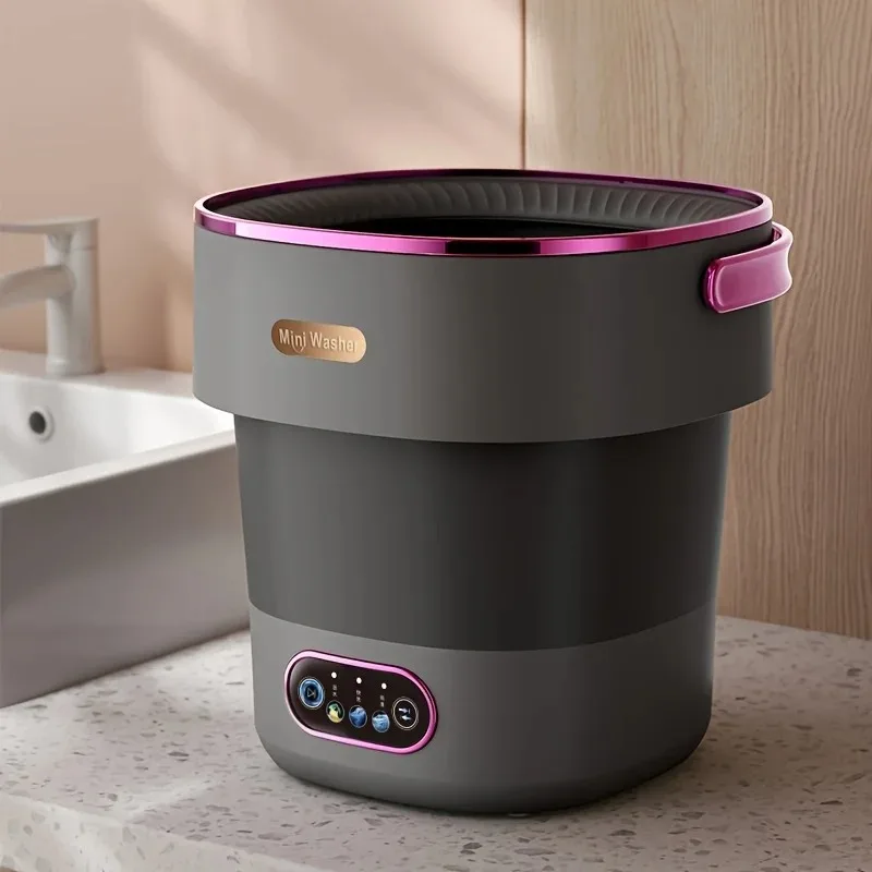 Mini Portable Foldable Washer 15L | Spin Basket | EU Plug