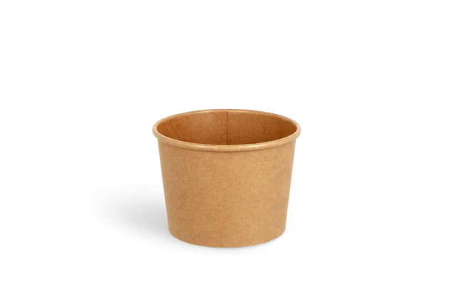 soppkopp kartong 240ml Ø9 cm 8oz kraft (500 st) [TK-9987578]
