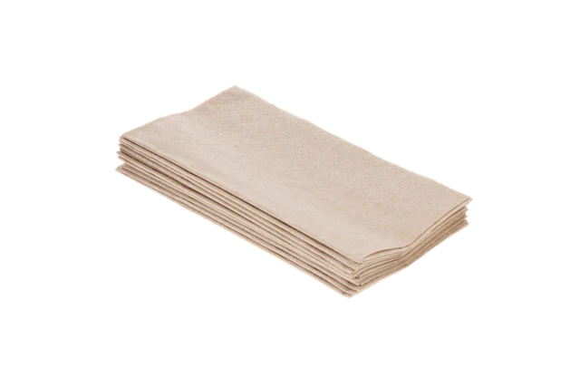 Servett 2 lager papper 1/8 Fold 40x40cm kraft (1.500 st) [TK-9987616]